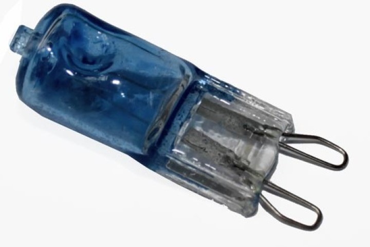 Halogenlampe g9 40w entspricht 50w kühle weiße farbe mit blauen film 220v 2000h jr international - 1