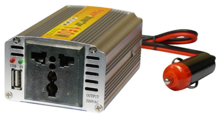 Convertitore di tensione cambia sigaro rxy c205 12v 220v 150w 300w 5v usb picco trasformatore jr international - 1