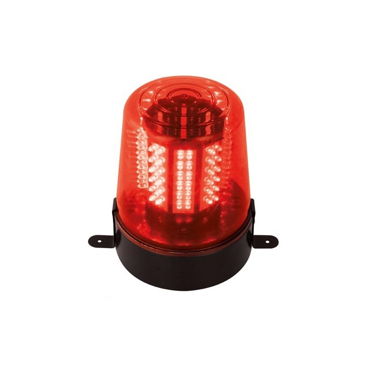 108 red LED beacon 12v + 220v power supply girophare vdllplb1 light effect american dj - 1