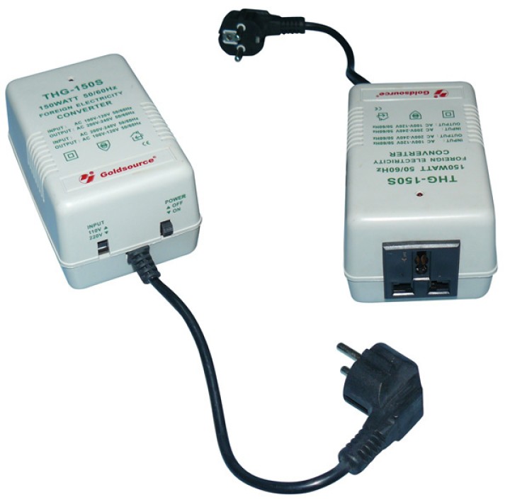 Electric converter 220 110vca 110v 150w 220v 100v 230v 115v 240v 120v jr international - 1