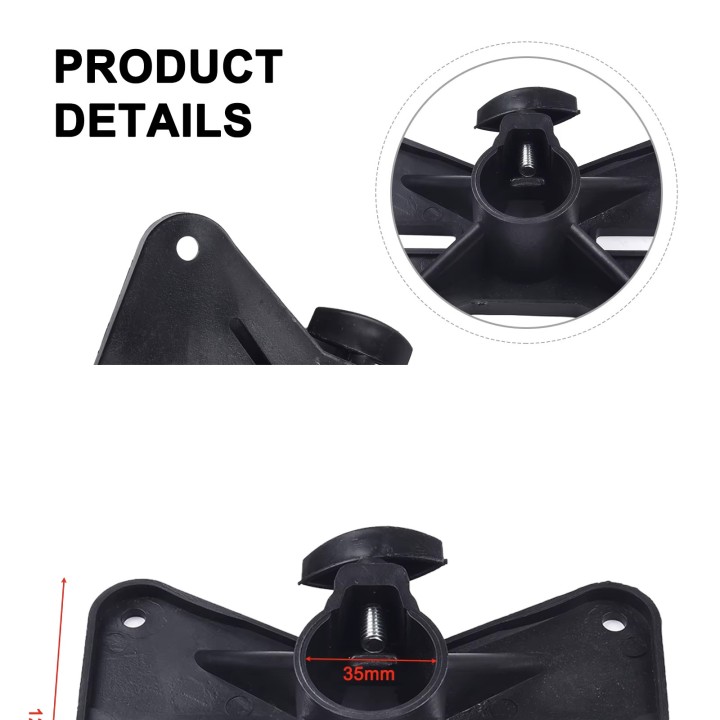 Support for pregnant stereo abs inside diameter 35.5 mm sound music vdllb2