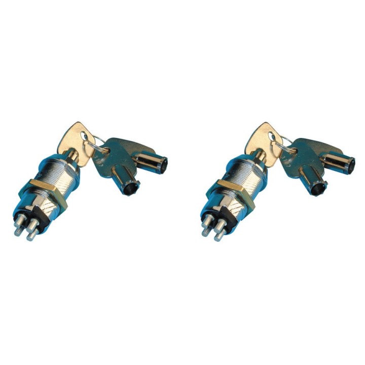 Commutateur momentane serrure clé electrique a pompe impulsions 3 clefs code 1007,1008,1009,1010