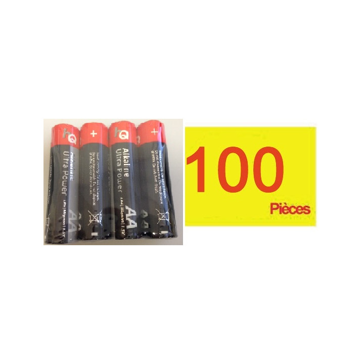 100 pack 4 alkaline battery r6p 1.5v (400 piles) packs battery aa am3 lr6 15a e91mn1500 815 4006 jr international - 1