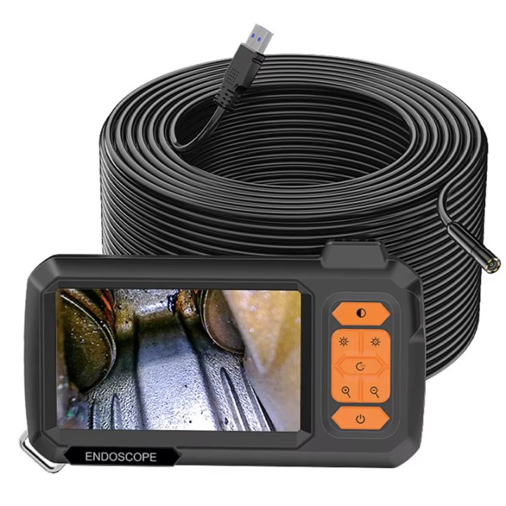 camera led usb 30 meter endoscope waterproof inspection 30m