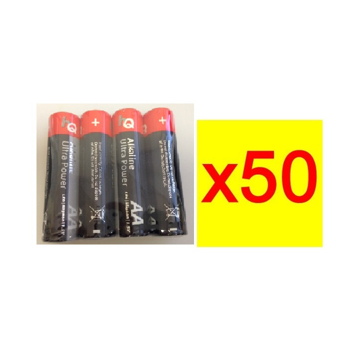 50 pack 4 pilas alcalino r6p 1.5v (200 piles) packs pilas aa am3 lr6 15a e91mn1500 815 4006 alcalinos jr international - 1