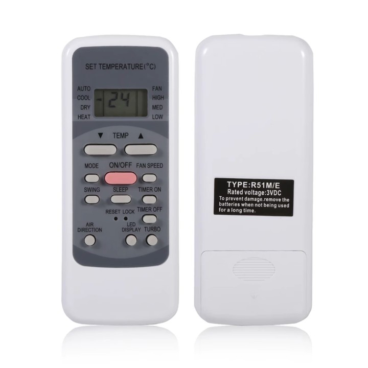 Télécommande remplacement climatiseur Midea R51M/E TOSHIBA Electrolux CONIA westinghouse VESTE