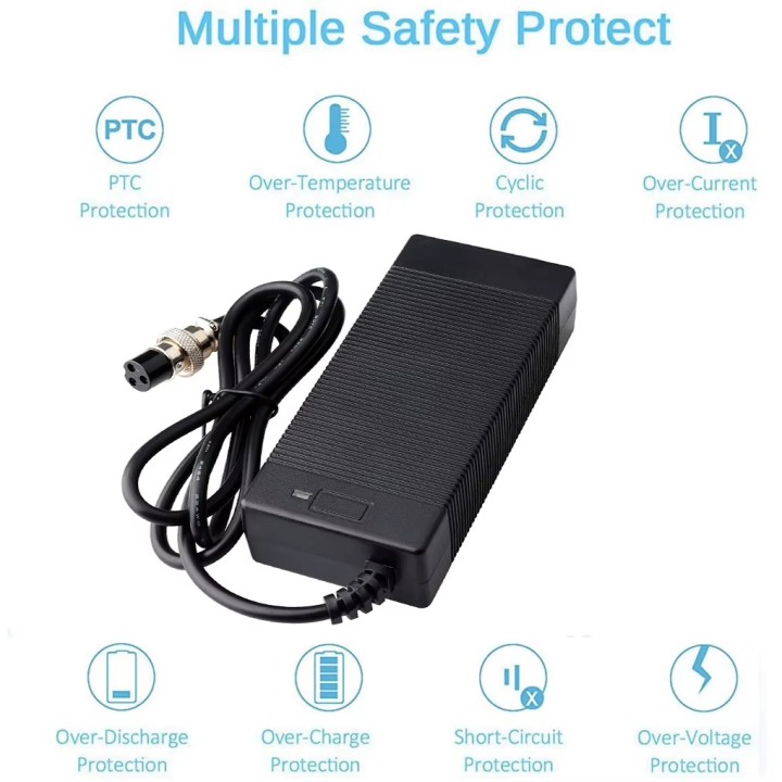 Chargeur de batterie de pipeline 54.6V pour 48V 13S Clocross H5 Vsett 8, 8 + 9 +Chaîne YOR S5
