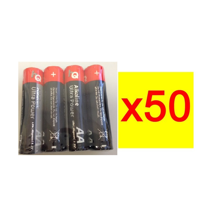 Pack 50x4 ultra alkaline mignon aa lr6 1.5v (4st. blister) am3 lr06 15a e91mn1500 815 4006 jr  international - 1