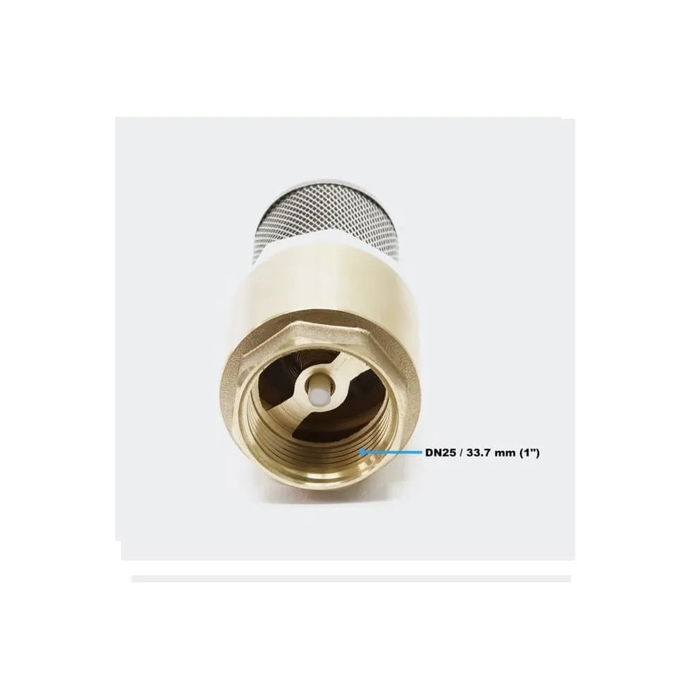 Crepine Clapet anti-retour femelle laiton BSP filtre tamis cuivre 32mm dn25 33 x 42mm Pompe eau