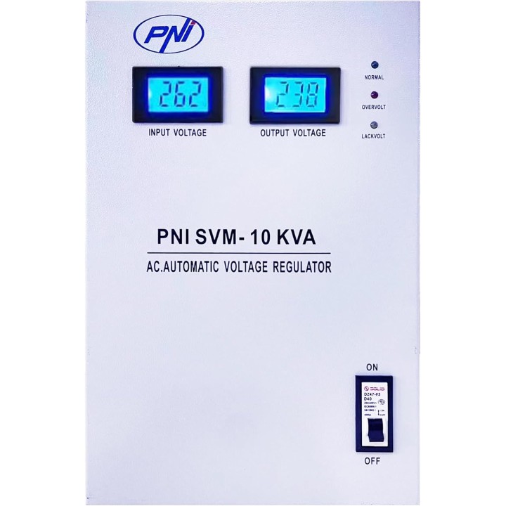 Stabilisateur de tension PNI SVM-10K servomoteur 10000VA, 8000W 6kw 7kw 8kw 9kw 10KW sortie 230V