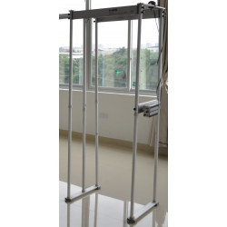 Portable walk through scanner 220vac frame metal detector security metal detector porch agaings weapon archway walk thru detecto
