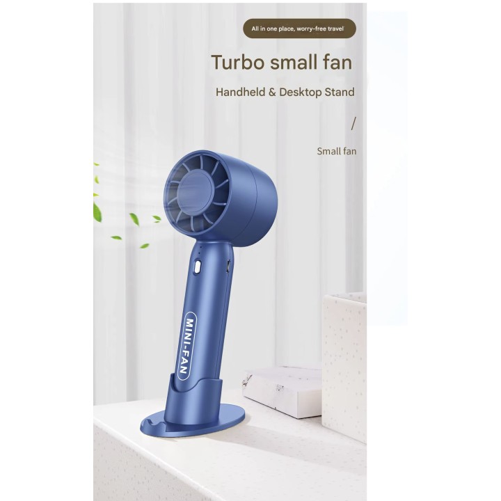 ventilateur portable Turbo à chargement USB, léger, pour extérieur et bureau, batterie longue duree