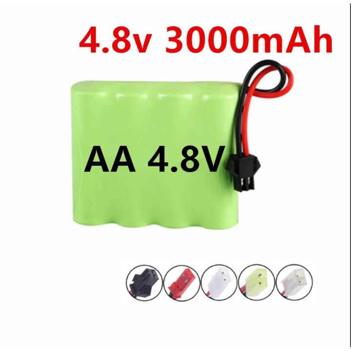 Batería recargable 4.8v 1.8 AH 2ah 3ah 3000mah para sirena exterior autoalimentada os-365a jablotron