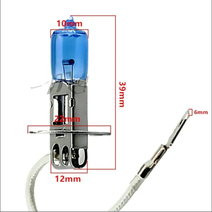 10 X Standard lampada alogena lampada h3 24v 70w PK22s