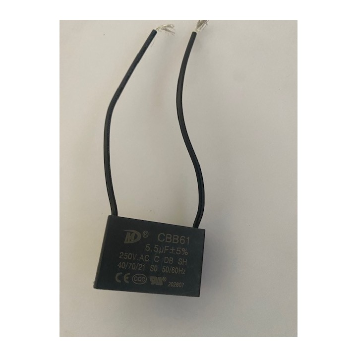 CBB61 450V 5UF hood air conditioning blower fan motor start capacitor pin square