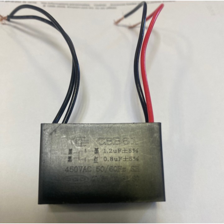 CBB61 Kondensator 0,75UF + 1,25UF Motor Deckenventilator 0,75MF + 1,25mf