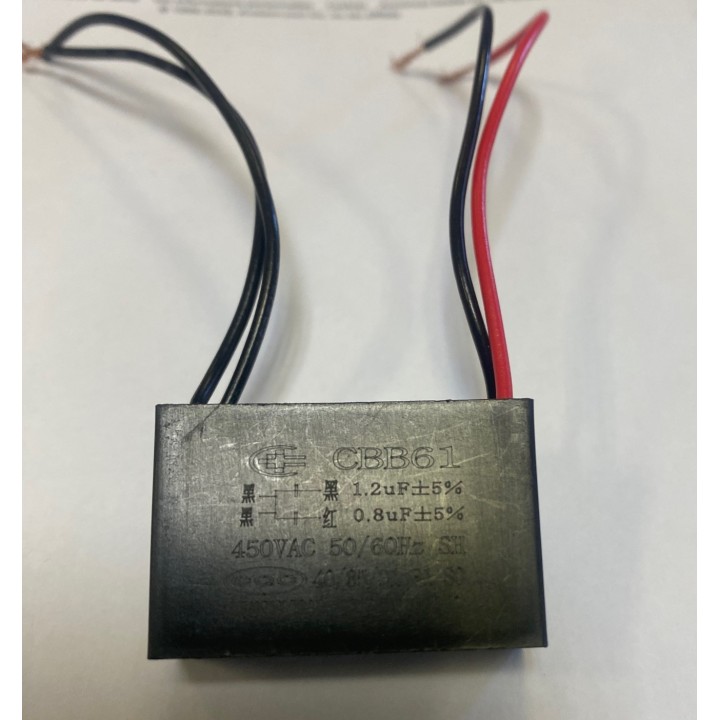 Condensador CBB61 0.75UF + 1.25UF Motor Ventilador de techo 0.75MF + 1.25mf
