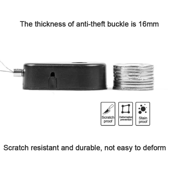 Anti-lost traction wire box for mobile phone expandable cable winder 1M