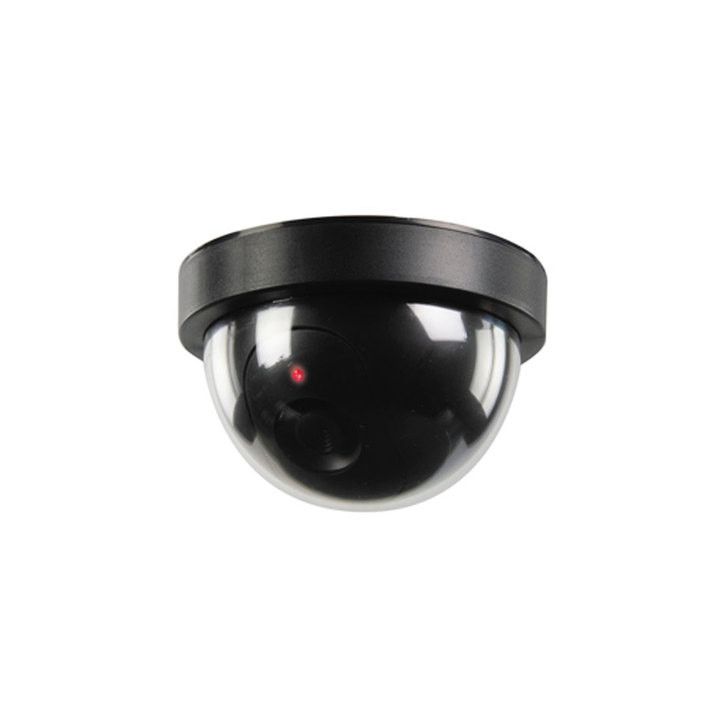 Konig Dome Dummy CCTV Security Camera Indoor IR Effect LED Light White 