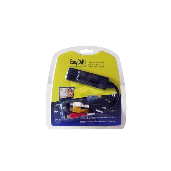 Elektronischer adapter editor konvertor audio video usb rca logiciel 2.0 konig cmp usbvg5 jr international - 3