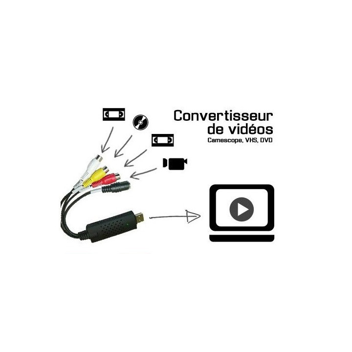 Capturador audio video usb 2.0 könig jr international - 1