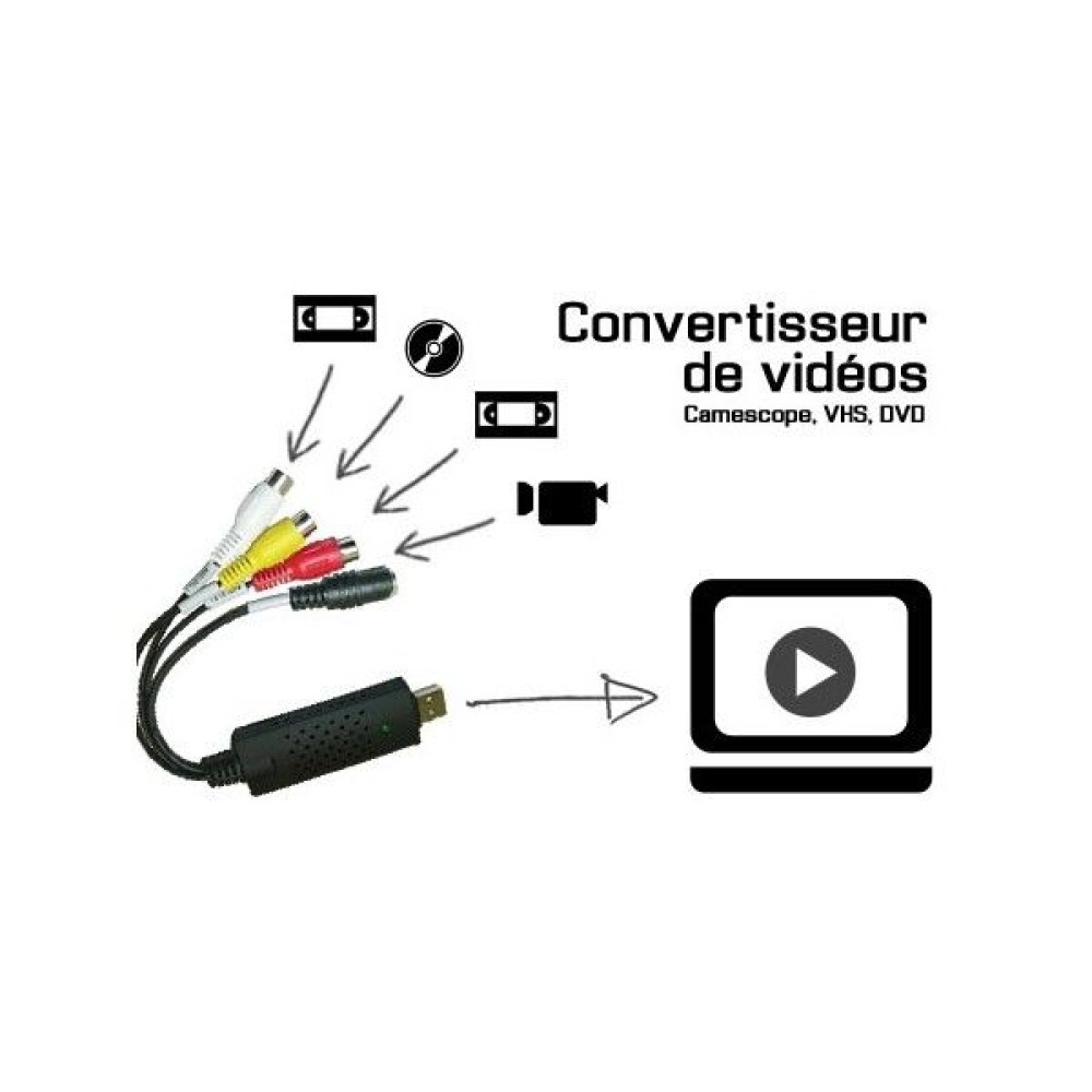 Capturador audio video usb 2.0 könig jr international - 2