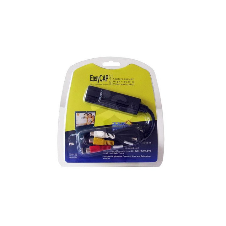 Elektronischer adapter editor konvertor audio video usb rca logiciel 2.0 konig cmp usbvg5 jr international - 2