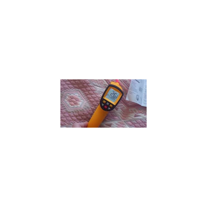 Termómetro láser infrarrojo sin contacto digital de color naranja de 900 grados alibaba - 3