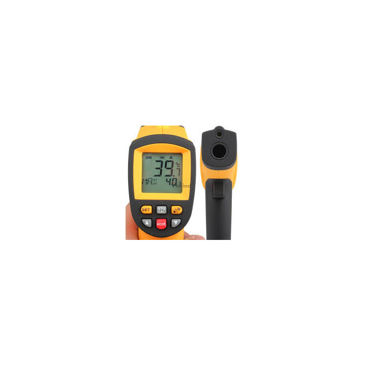 Termometro laser infrarosso digitale a 900 gradi senza contatto arancio alibaba - 6