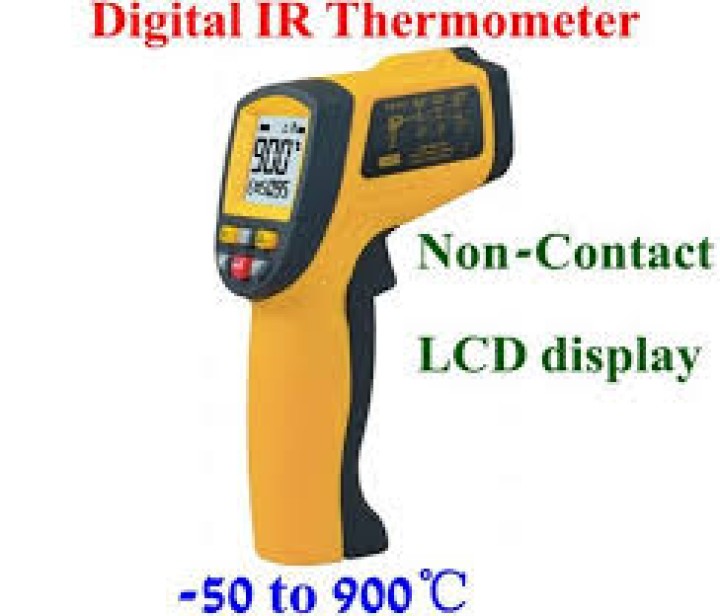 Termometro laser infrarosso digitale a 900 gradi senza contatto arancio alibaba - 7