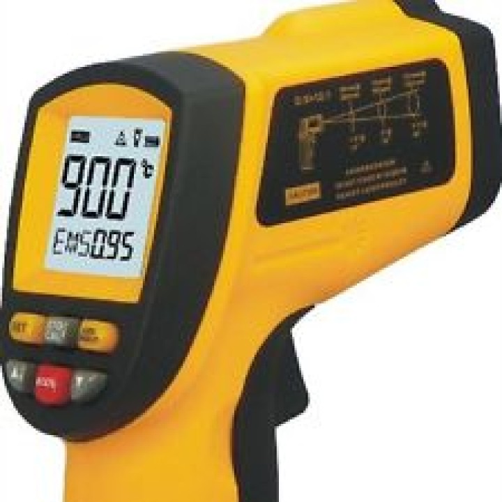 Handheld Non-contact Laser Digital Far Infrared Thermometer Gun Multiple Choices Metallurgy Special Professional (GM900) alibaba