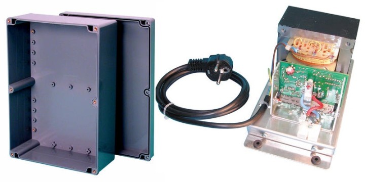 Caricabatterie elettronico automatico 220vca 27.6vcc 5a (circuito) caricatore automatico batterie jr international - 1