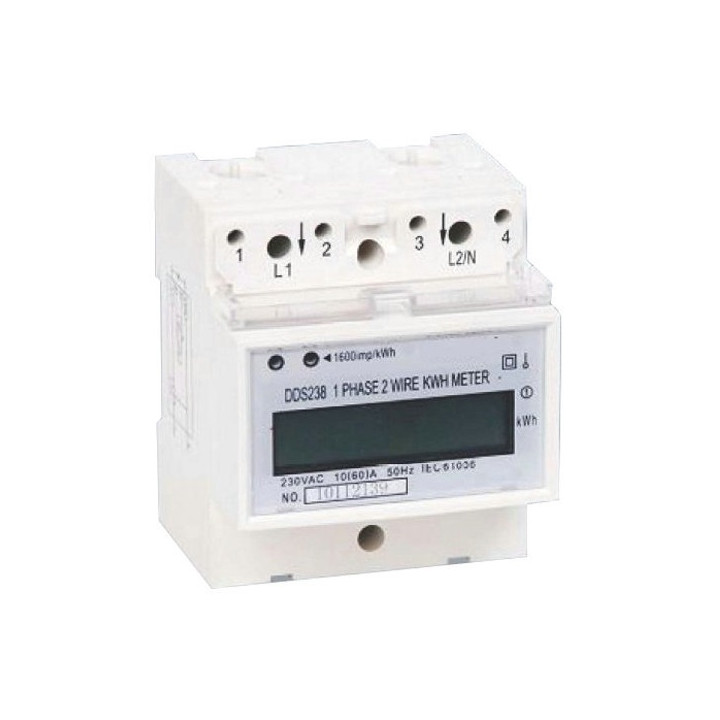 Indicator of the distribution of consumption for single-phase meter installation hengstler - 2
