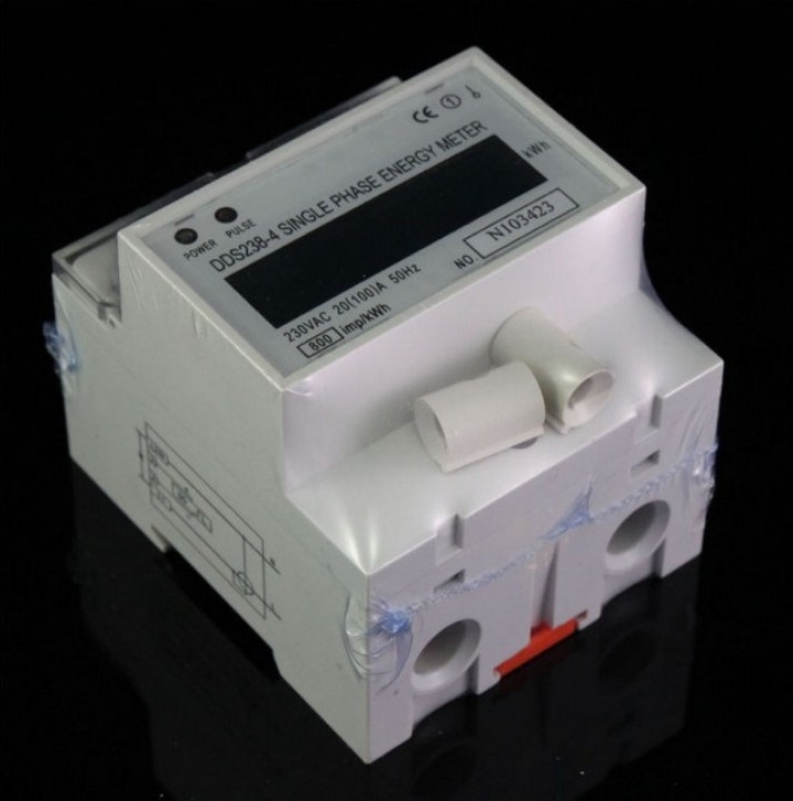 El consumo de energía indicador de kwh hora 220v powermeter metro rail din monofásico 1 fase hengstler - 7