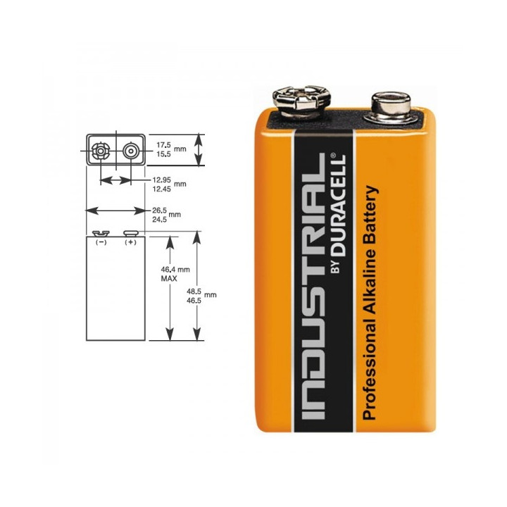 9vdc alkaline batterie duracell mn 1604 6l561 alkaline batterie fur elektroscher alkaline batterie duracell - 1