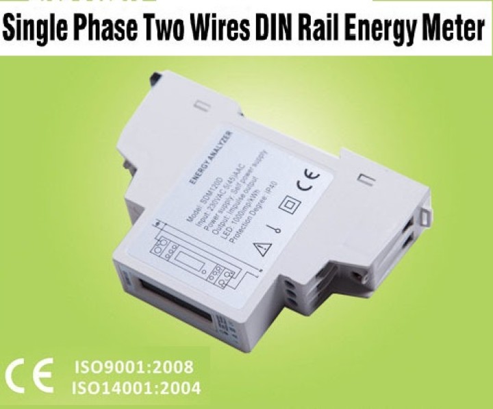 Energieverbrauchsanzeige kwh stundenzähler power din-schiene 220 ??v einphasig 1 phase bauser - 3