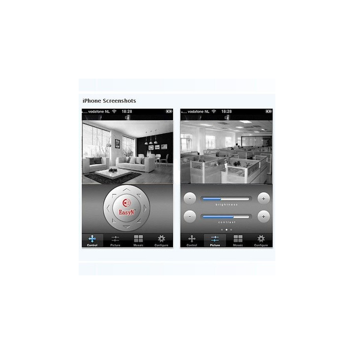 Motorisierte ip-kamera drahtlos farbe iphone kompatibel audio pan tilt blackberry jr international - 1