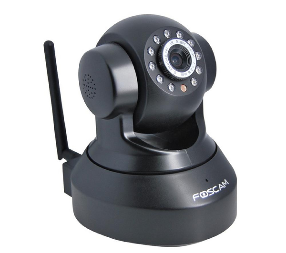 Motorizzata telecamera ip wireless wifi a colori compatibile audio iphone pan tilt jr international - 1