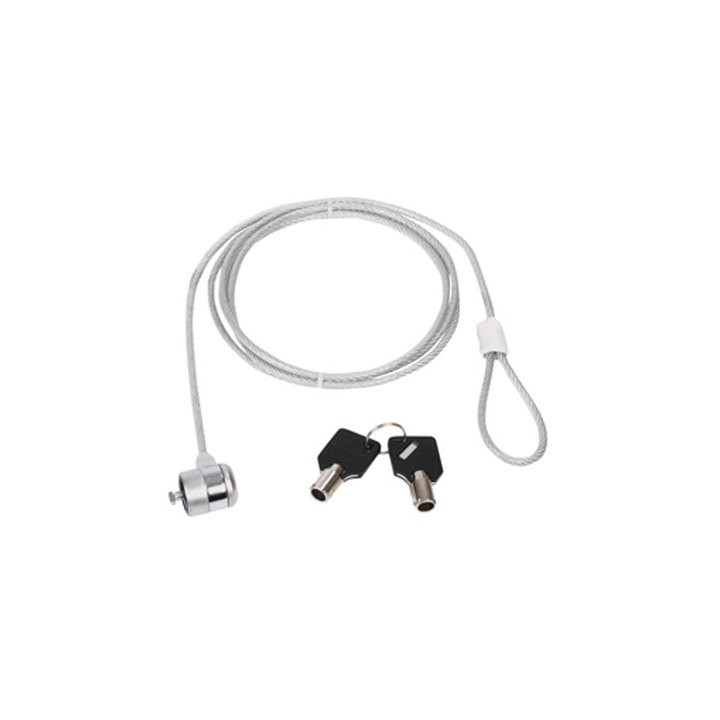 Câble Antivol à Clé Avec 2 Clés - Sécurité PC Portable, Smartphone, Tablette - Alliage Zinc & Acier Inox