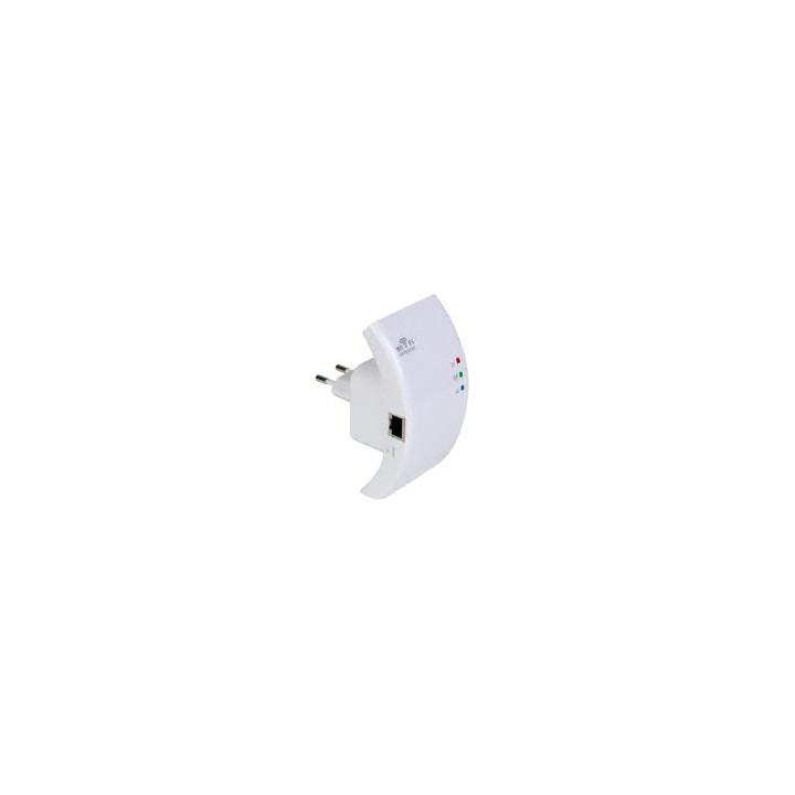 Wifi repeater 802.11n/b/g network router range expander 300m 2dbi antennas us/eu plug jr international - 1