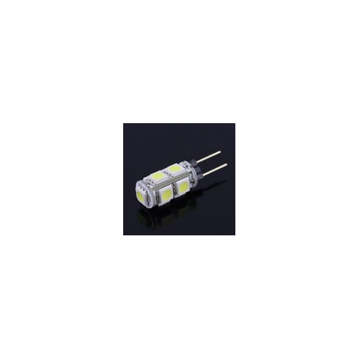 Lampara led 12v g4 15 leds smd blanco caliente luz bombilla alumbrado bulb lamp elev115g4 jr international - 1