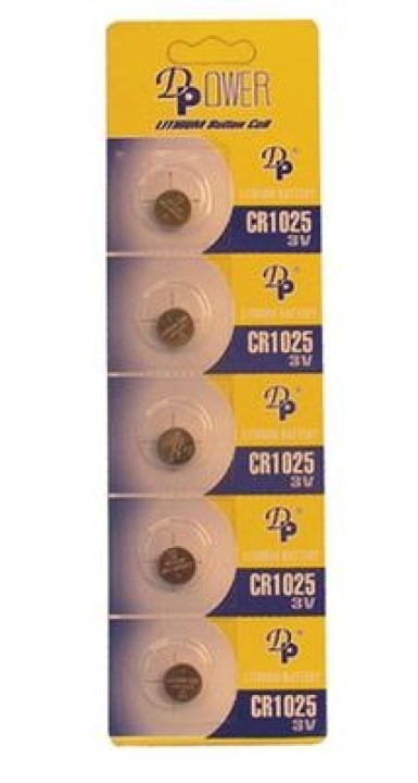 Lithium batterie 3vcc 30mah 5 stucke cr1025 mit versorgungsknopf lithium batterie versorgung energizer - 1