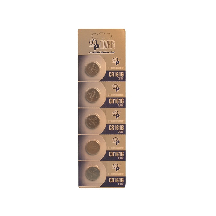 Battery lithium 3vcc 50mah (5 battery cr1616) lithium battery button battery button power supply