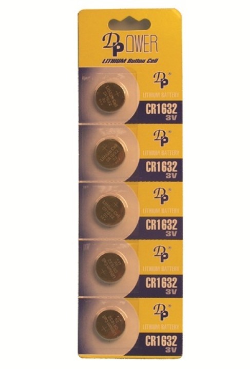 Lithium batterie 3vcc 5 stucke cr1632 mit versorgungsknopf lithium batterie versorgung jr international - 1