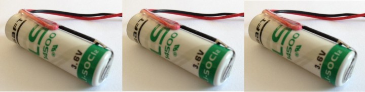 3 lithium saft ls 14500 2400mah 3.6v aa ls14500 cr14505 er6h ltc17c tl5104 er6aa ls14500c saft - 1
