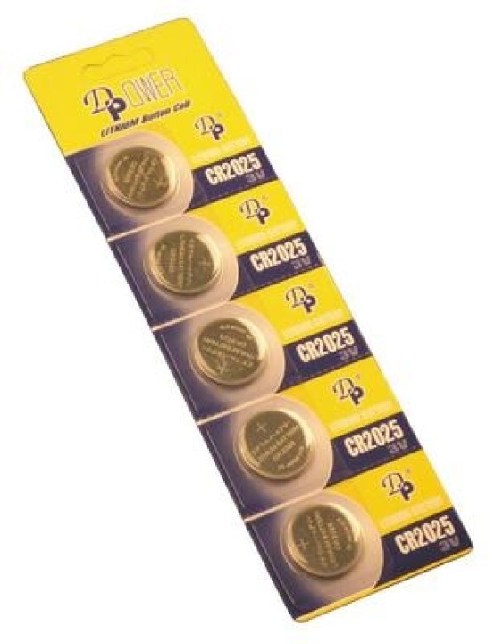 Lithium batterie 3vcc 5 stucke cr2025 mit versorgungsknopf lithium batterie versorgung jr  international - 1