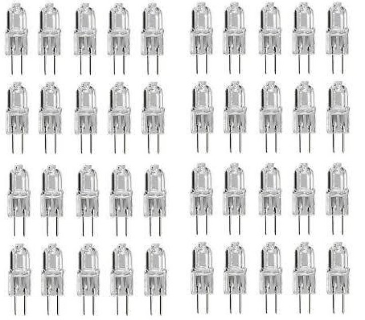 40 transparent halogen bulb 10w 12v g4 lhalg410c lamp g4 10hq sylvania - 1