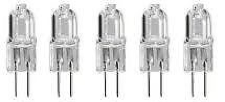 5 lampada alogena hq 12v g4 jr international - 1