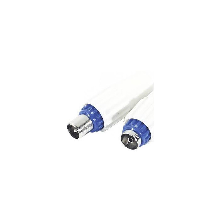 1 coaxial plug 9.5mm macho televisión + 1 conector hembra de 9,5 mm tv para la electricidad legrand - 1