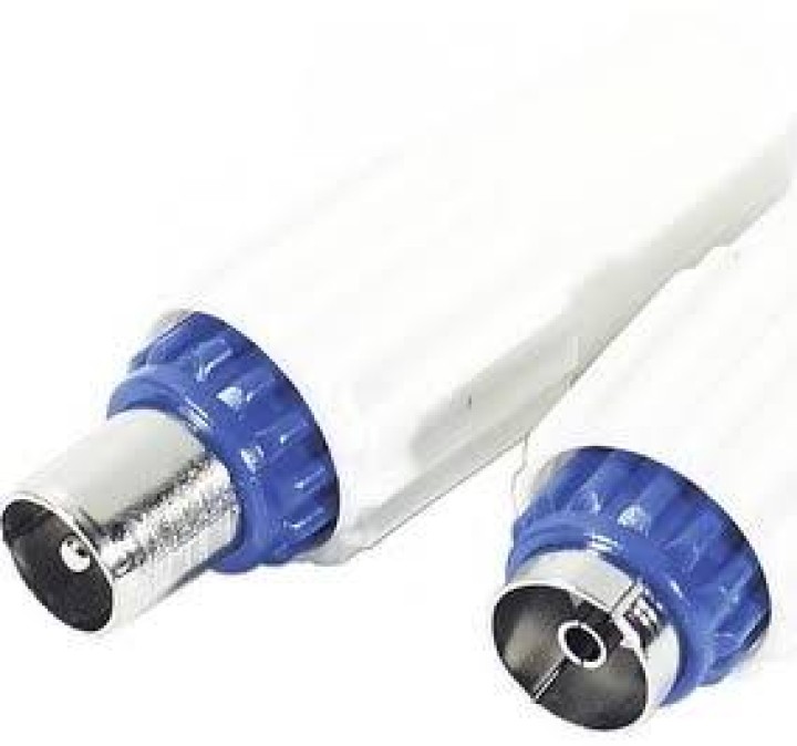 1 coaxial plug 9.5mm macho televisión + 1 conector hembra de 9,5 mm tv para la electricidad legrand - 1